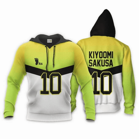 Kiyoomi Sakusa Anime Manga Haikyuu Number 10 For Men And Women 3d Hoodie Zip Hoodie Moonbestprint
