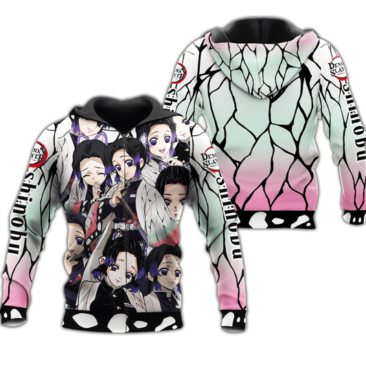Shinobu Demon Slayers Anime Manga For Men And Women 3d Hoodie Zip Hoodie Moonbestprint