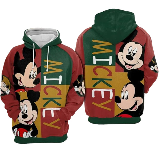 Mickey Mouse Disney 9 Over Print 3d Hoodie Zip Hoodie Moonbestprint