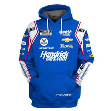 Kyle Larson Hendrick Cars All Over Print Hoodie Moonbestprint