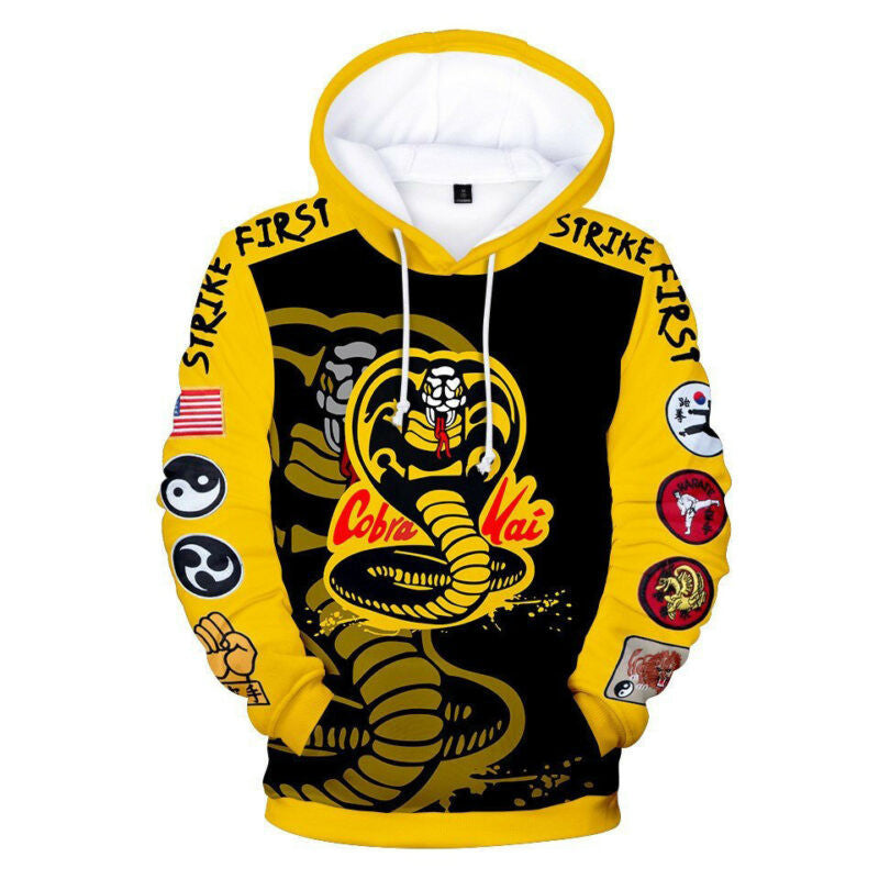 Cobra Kai Dojo 3d Hoodie Zip Hoodie Moonbestprint