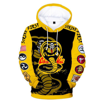 Cobra Kai Dojo 3d Hoodie Zip Hoodie Moonbestprint