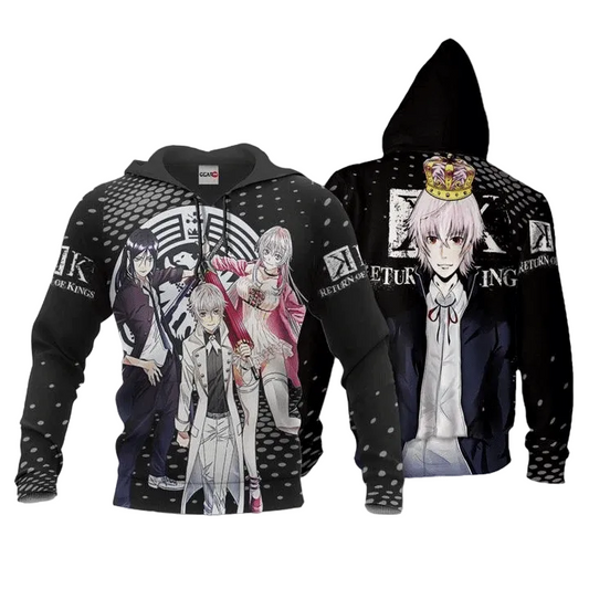 K-project Of Kings Anime Manga For Men And Women 3d Hoodie Zip Hoodie Moonbestprint