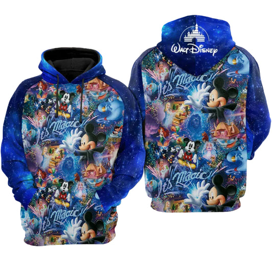 Mickey Mouse It's Magic Hoodie Zip Hoodie Moonbestprint