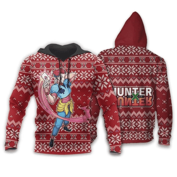 Hisoka Ugly Christmas Hunter X Hunter Xmas Anime Manga For Men And Women 3d Hoodie Zip Hoodie Moonbestprint