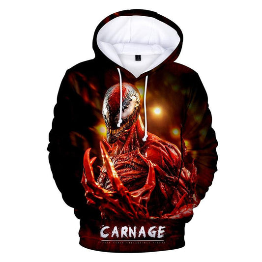 Venom Hoodie Carnage Hoodie Drawstring 03 Moonbestprint