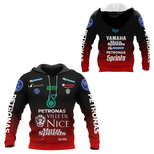 Petronas Yamaha Shirt Fan Gift 207, Stylist Unisex 3d Hoodie Zip Hoodie Moonbestprint