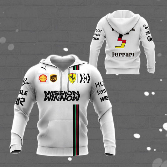 Sebastian Vettel Ferrari Racing Car F1 7k985 Fan Gift 3d Zip Hoodie Hoodie Ii0 Moonbestprint