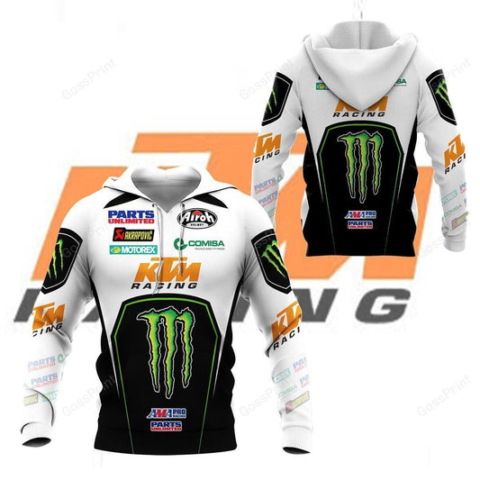 Red Bull Ktm Racing, Ktm Racing Team All Over Print Hoodie, Zip Hoodie 48 Moonbestprint