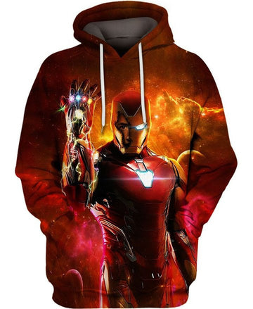 Iron Man Hand Thanos 3d Hoodie Moonbestprint