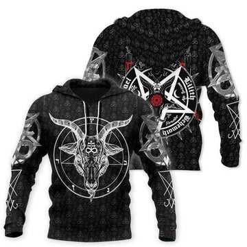 Satanic 5 Letters 31 Fan Gift Stylist Unisex Cartoon Graphic Outfits Aop Hoodie, Zip Hoodie Moonbestprint