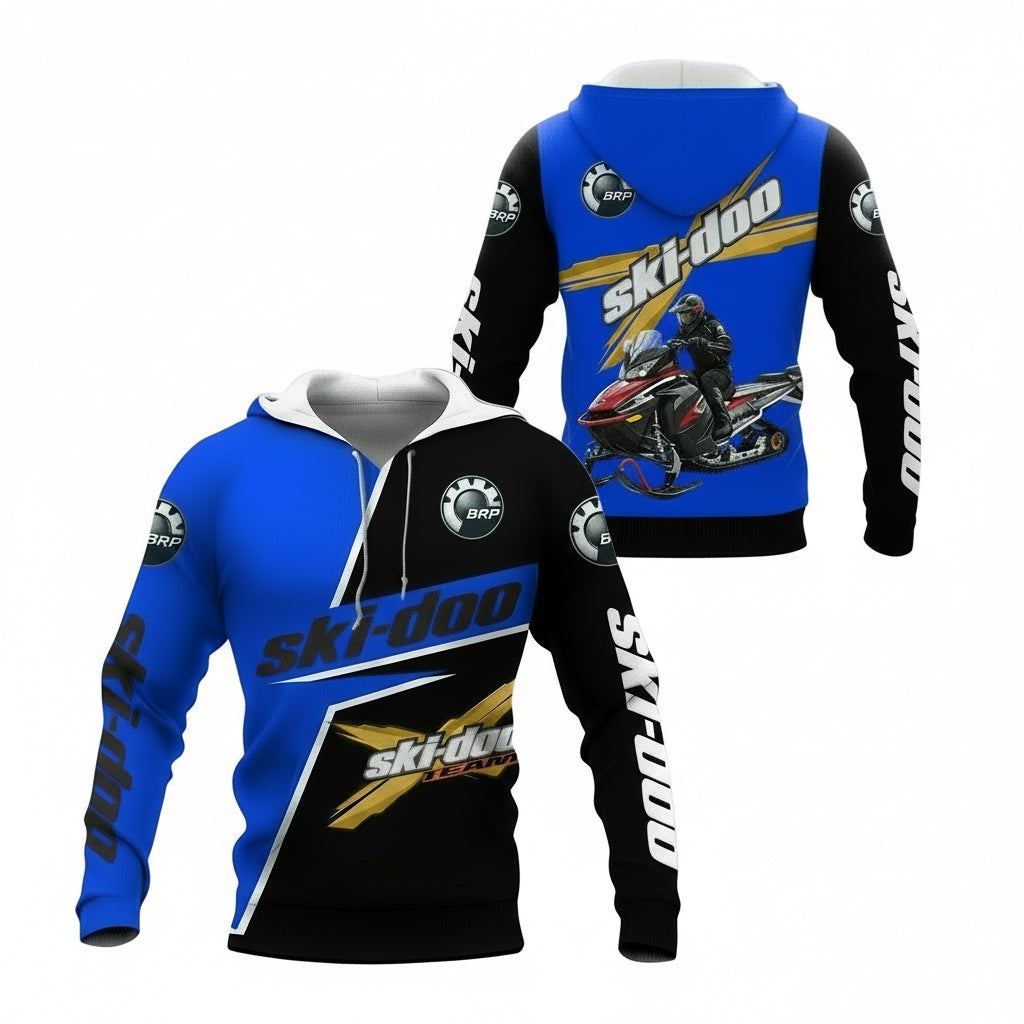 Ski-doo Shirt Fan Gift 455, Stylist Unisex 3d Hoodie Zip Hoodie Moonbestprint