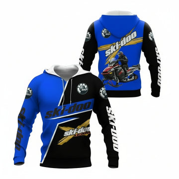 Ski-doo Shirt Fan Gift 455, Stylist Unisex 3d Hoodie Zip Hoodie Moonbestprint