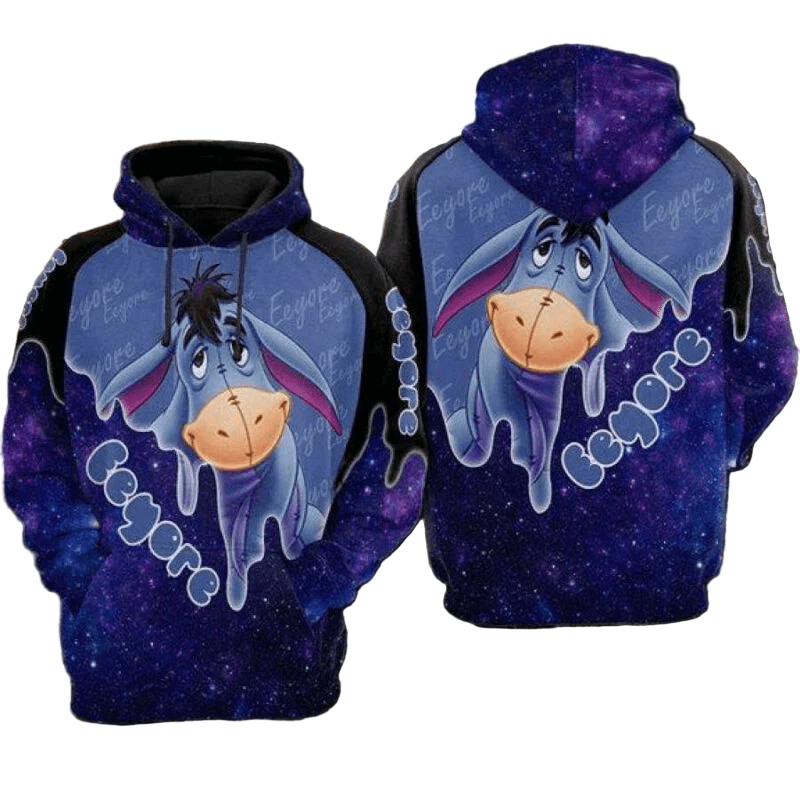 Eeyore Hoodie 3d Moonbestprint