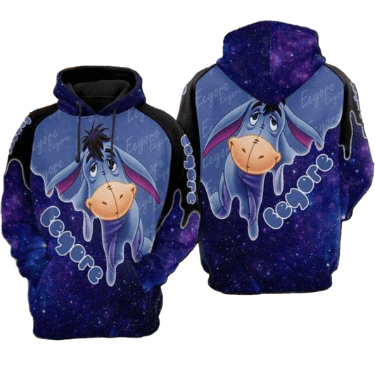 Eeyore Hoodie 3d Moonbestprint