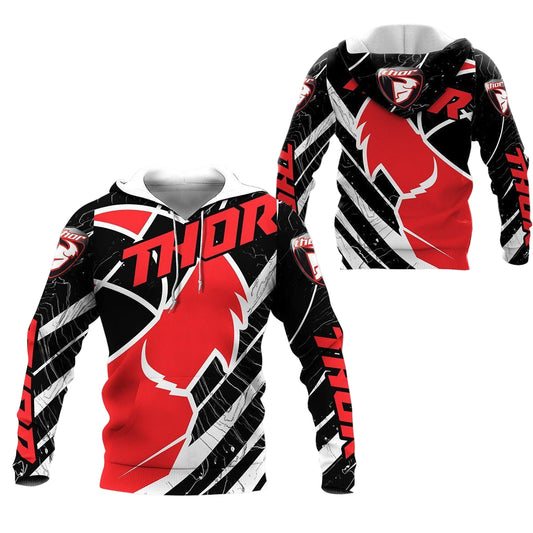 Thor Racing 8k49 Fan Gift 3d Zip Hoodie Hoodie Ii0 Moonbestprint
