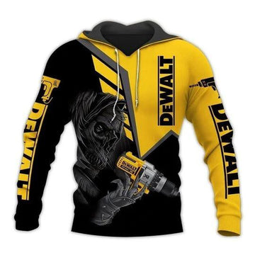 Skull Dewalt All Over Print Hoodie 443 Moonbestprint