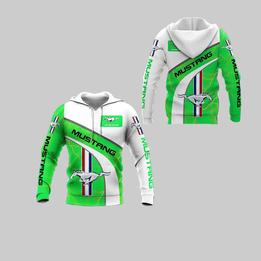 Ford Mustang Luxury Car 8k198 Fan Gift 3d Zip Hoodie Hoodie Ii0 Moonbestprint