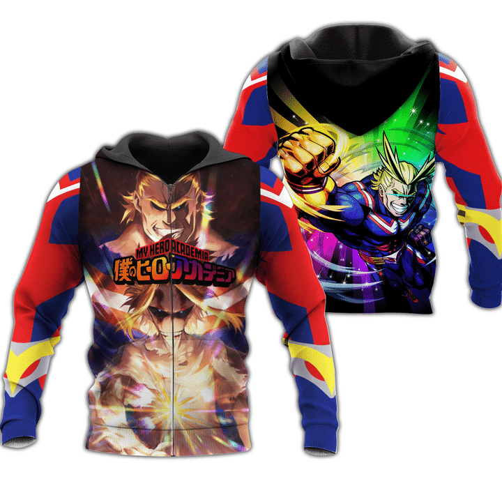 Toshinori Yagi My Hero Academia Anime Manga For Men And Women 3d Hoodie Zip Hoodie Moonbestprint