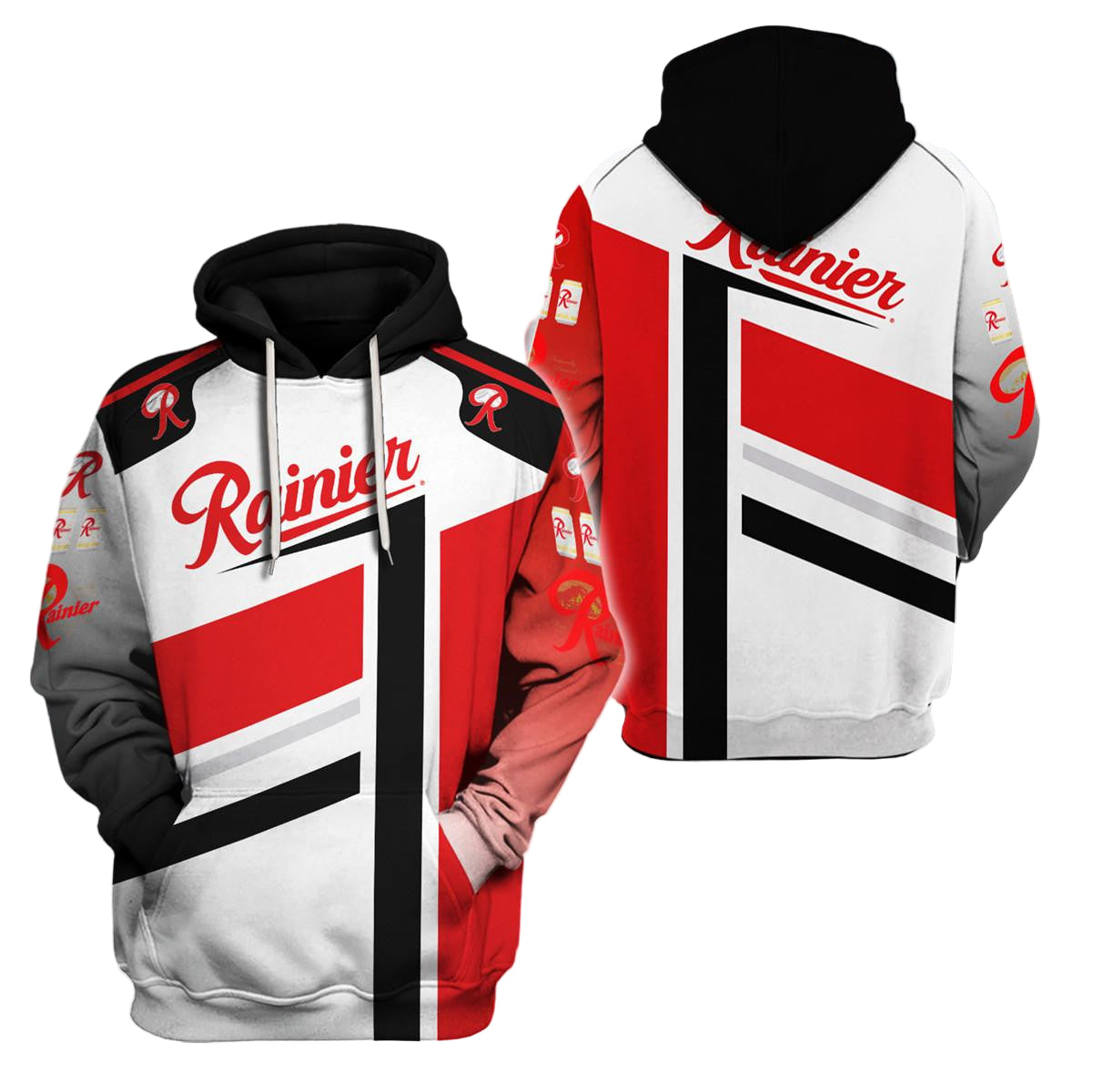Rainier Beer 3d Hoodie Moonbestprint