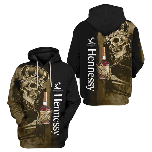 Hennessy Skull King Trending Hoodie 550 Moonbestprint