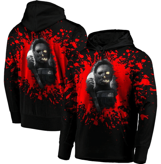Michael Myers Horror Movie Fan Gift, Michael Myers Horror Movie Aop Hoodie Moonbestprint
