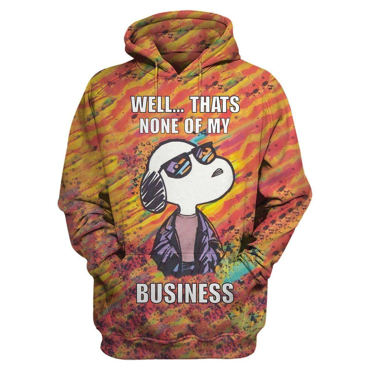 Peanuts Snoopy Hoodie , Gift For Fan Ver6, Aop Hoodie Moonbestprint