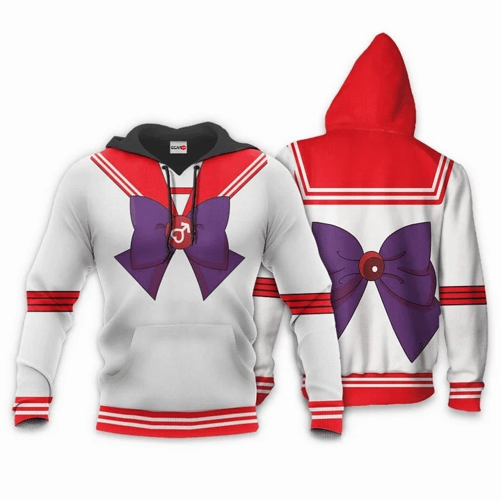 Sailor Mars Sailor Moon Anime Manga For Men And Women 3d Hoodie Zip Hoodie Moonbestprint