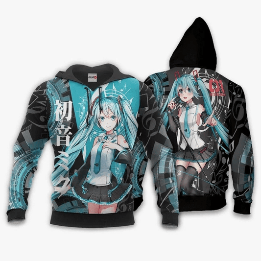 Hatsune Miku V4x Vocaloid For Men And Women 3d Hoodie Zip Hoodie Moonbestprint