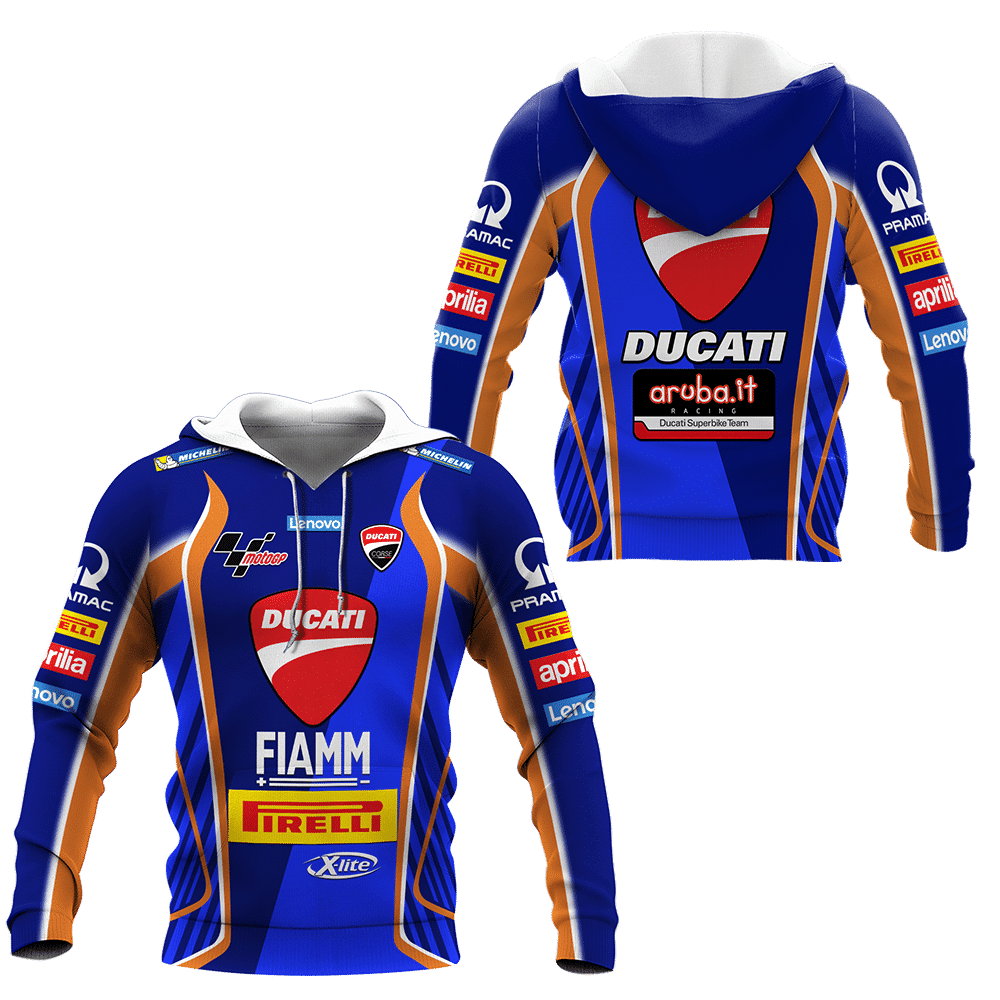 Ducati Superbike Team All Over Print Hoodie, Zip Hoodie 463 Moonbestprint