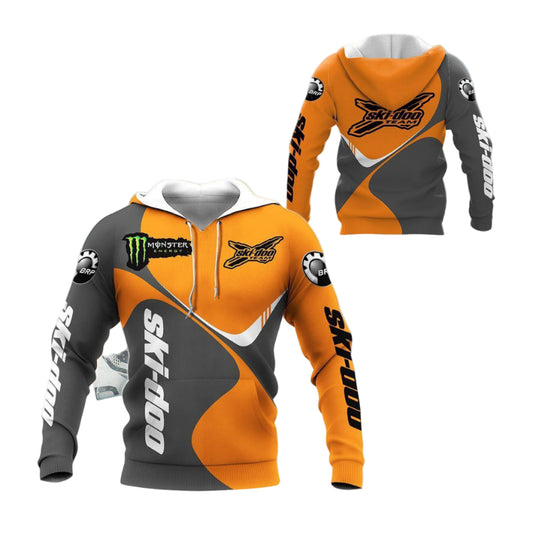 Ski-doo Racing Team 7k778 Fan Gift 3d Zip Hoodie Hoodie Ii0 Moonbestprint