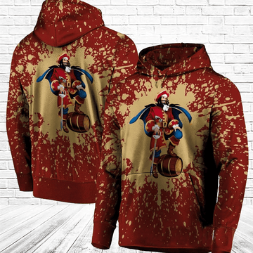 Captain Morgan 2 Fan Gift, Captain Morgan Aop Hoodie Moonbestprint