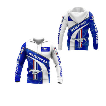 Ford Mustang Luxury Car 8k196 Fan Gift 3d Zip Hoodie Hoodie Ii0 Moonbestprint
