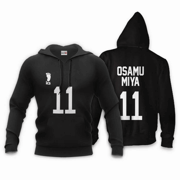 Inarizaki Osamu Miya Anime Manga Haikyuu Number 11 For Men And Women 3d Hoodie Zip Hoodie Moonbestprint