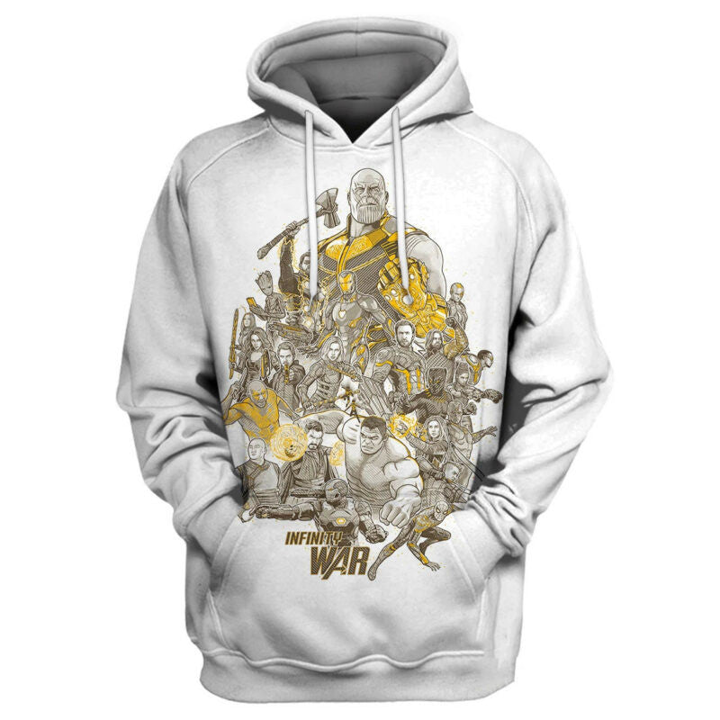 Marvel Iw Graphic 3d Hoodie Zip Hoodie Moonbestprint