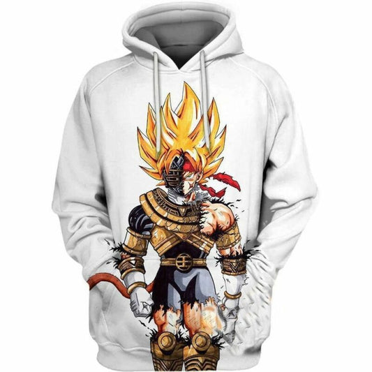 Bardock Aka Goku's Father Dragon Ball Over Print 3d Hoodie Zip Hoodie Moonbestprint
