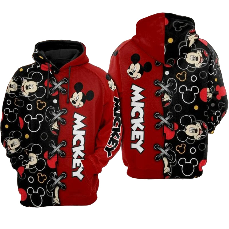 Mickey Mouse 9 Over Print 3d Hoodie Zip Hoodie Moonbestprint