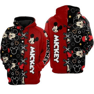 Mickey Mouse 9 Over Print 3d Hoodie Zip Hoodie Moonbestprint