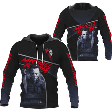 Michael Myers Friday The 13th Horror Movies 441 Fan Gift Stylist Unisex Cartoon Graphic Outfits Aop Hoodie Moonbestprint