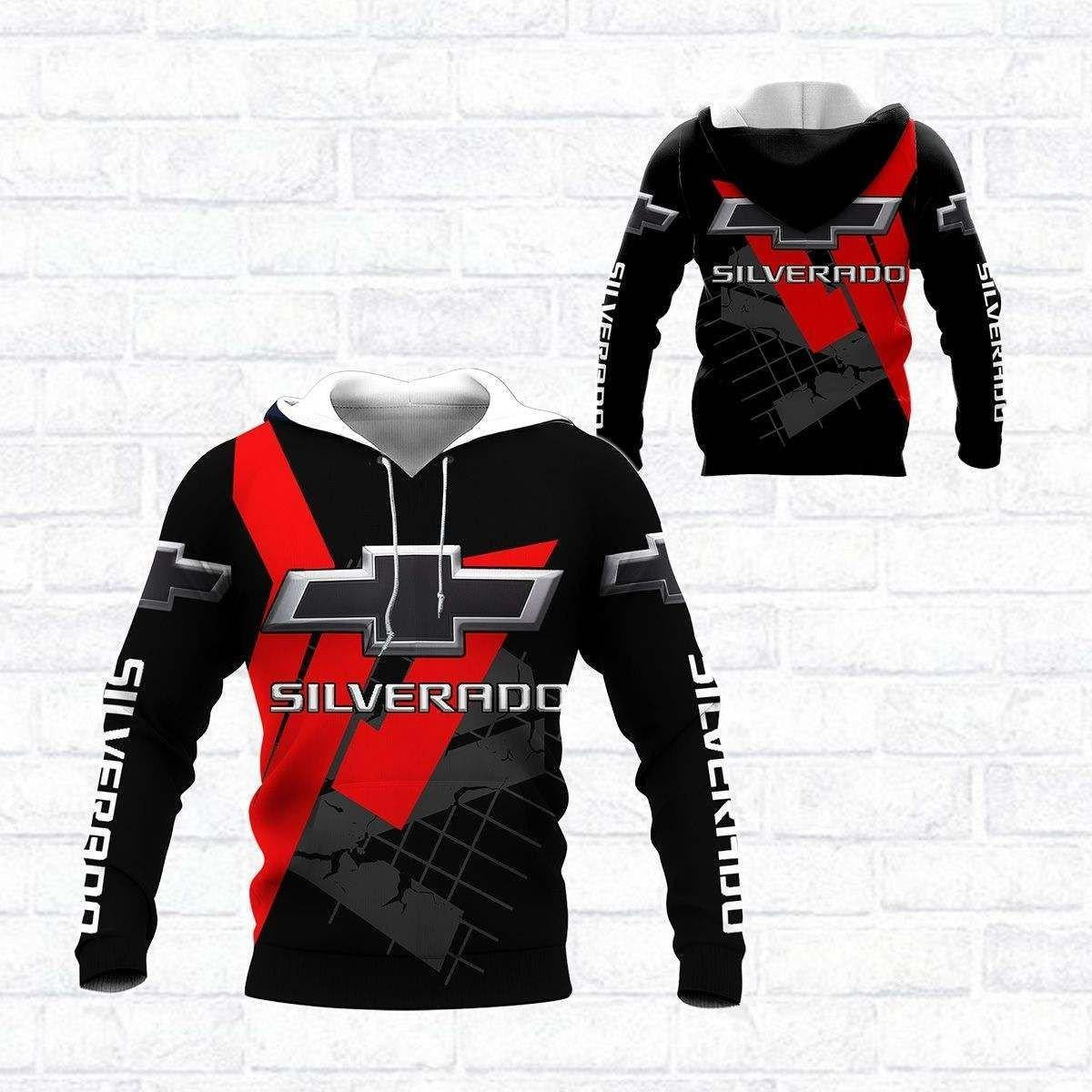 Chevrolet Silverado Shirt Fan Gift 16, Stylist Unisex 3d Hoodie Zip Hoodie Moonbestprint