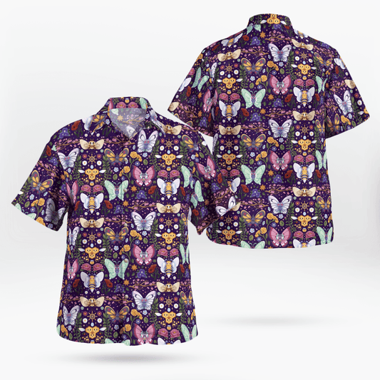 Butterfly Bee Pokemon Hawaiian Shirt - Moonbestprint