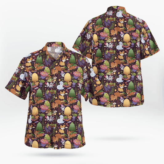 Cottagecore Fairycore PKM Hawaiian Shirt - Moonbestprint