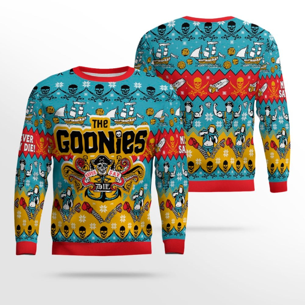Goonies Never Say Xmas Ugly Christmas Sweater – Moonbestprint