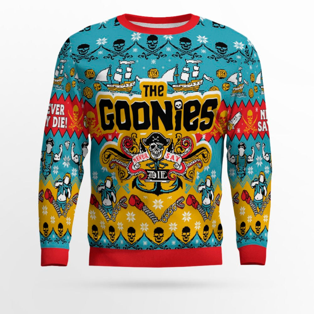 Goonies Never Say Xmas Ugly Christmas Sweater – Moonbestprint