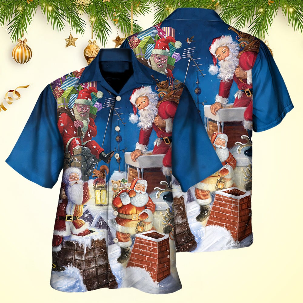 Christmas Santa The Way I Come Christmas Hawaiian Shirt Men's Xmas Gifts For Men – Moonbestprint