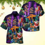 Santa Reindeer Christmas Hawaiian Shirt Best Christmas Gifts For Men Husband – Moonbestprint