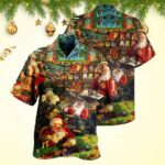 Train Merry Xmas Santa Toys Train Factory Hawaiian Shirt Christmas Hawaiian Shirt Men's – Moonbestprint
