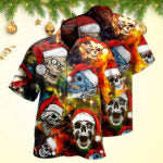 Skull Love Christmas Hawaiian Shirt Christmas Hawaiian Shirt Men's WoMen's – Moonbestprint