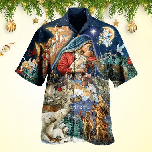 Cool Jesus Christmas Hawaiian Shirt Men's Christmas Gifts For Dad Husband – Moonbestprint