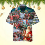 Train To Christmas Hawaiian Shirt Men's Christmas Gifts For Dad Husband – Moonbestprint